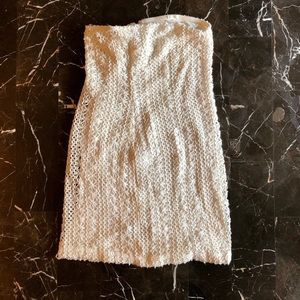 Urban Outfitters Cream Crochet Dress